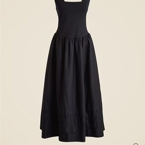 J. Crew Classic Black Maxi Dress